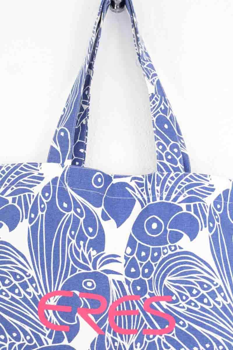 Cabas Eres Bleu en Coton