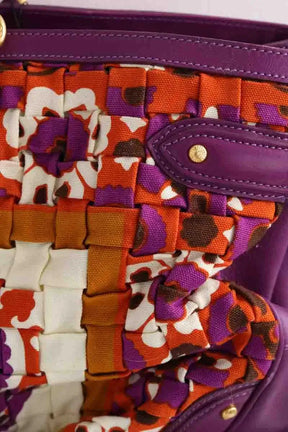 Cabas Escada Margeretha Violet en Cuir