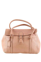 Cabas Fendi Linda Selleria  Rose en Cuir - Seconde Main