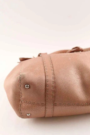 Cabas Fendi Linda Selleria  Rose en Cuir