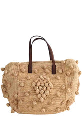 Cabas Gerard Darel Beige en Osier - Seconde Main