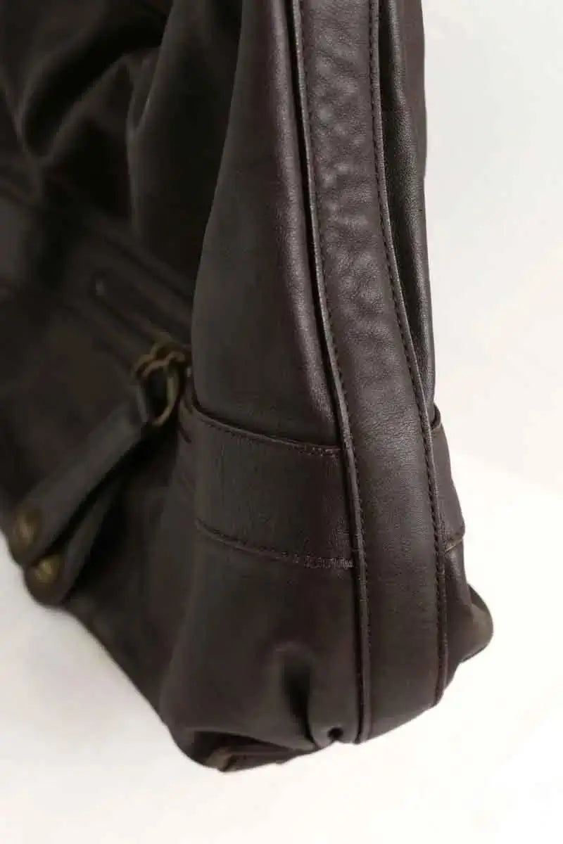 Cabas Gerard Darel Tote flower Marron en Cuir