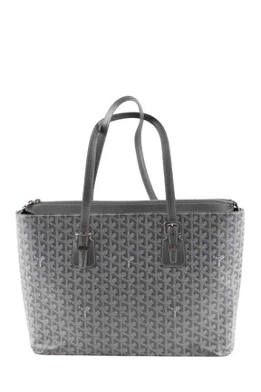 Cabas Goyard Marie Galante GM Anthracite en Cuir - Seconde Main