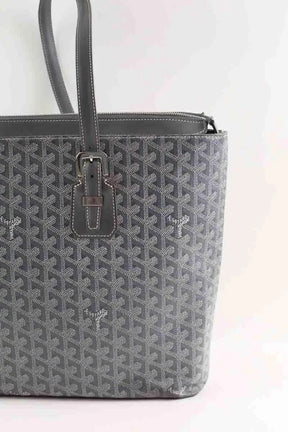 Cabas Goyard Marie Galante GM Anthracite en Cuir
