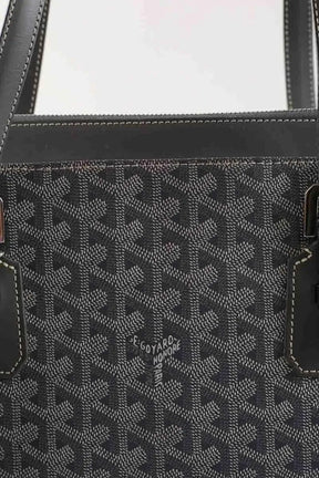 Cabas Goyard Marie Galante GM Anthracite en Cuir