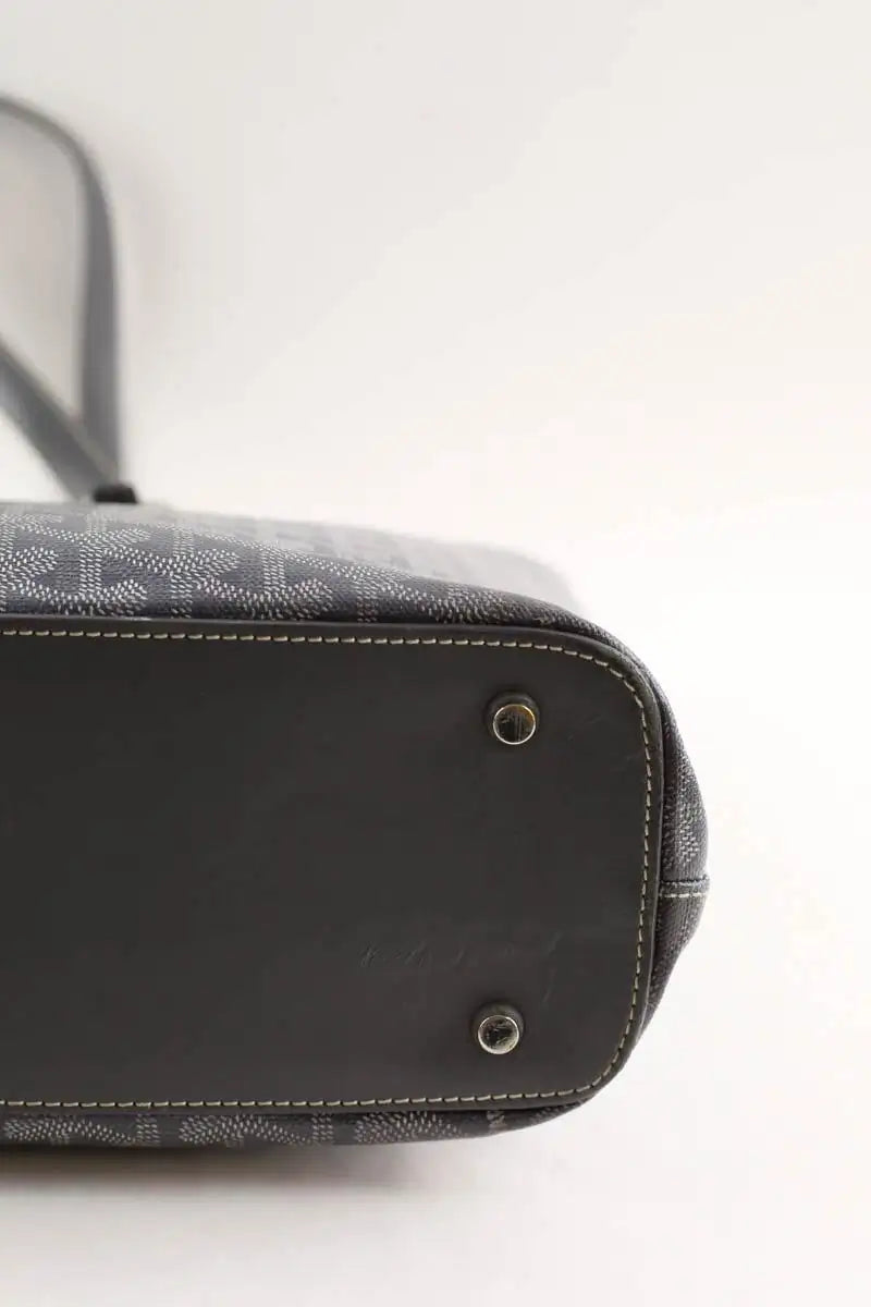 Cabas Goyard Marie Galante GM Anthracite en Cuir