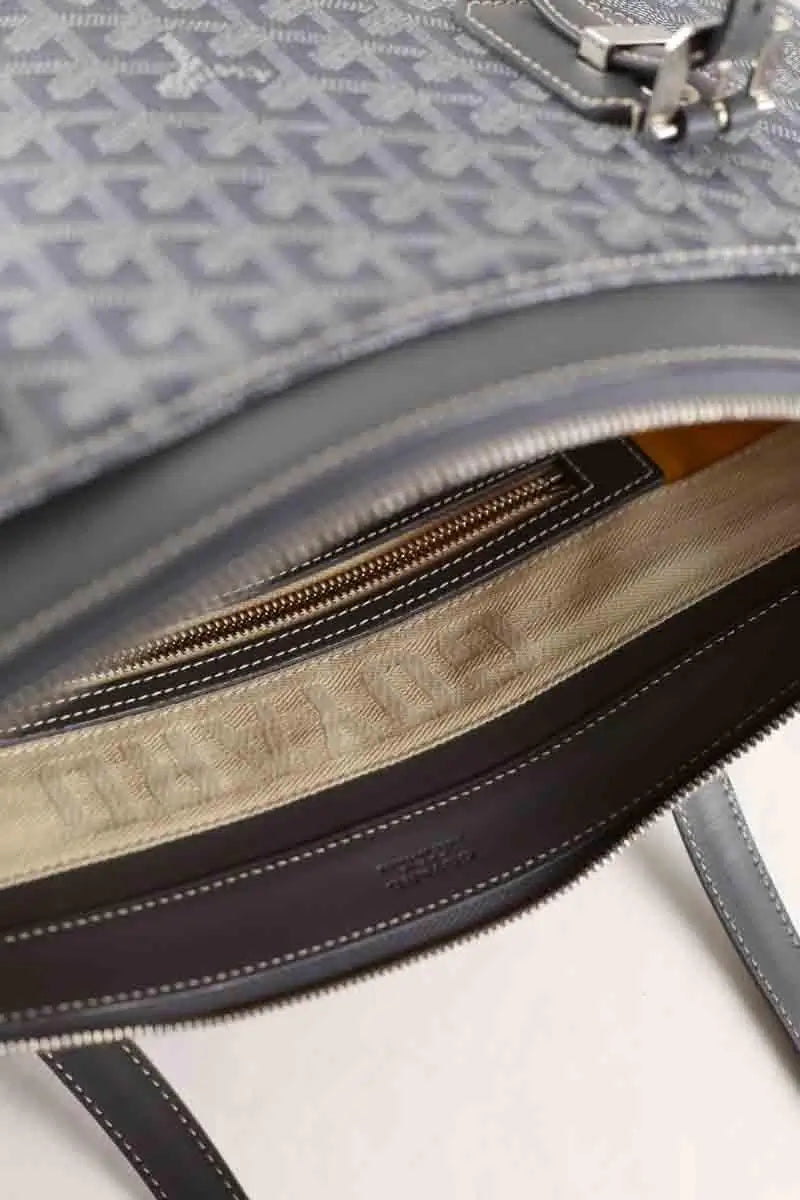 Cabas Goyard Marie Galante GM Anthracite en Cuir