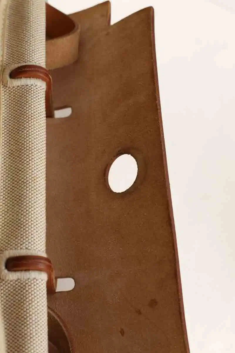 Cabas Hermès Herbag Beige en Tissu