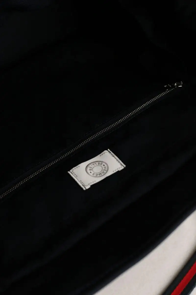 Cabas Hermès Marine en Coton