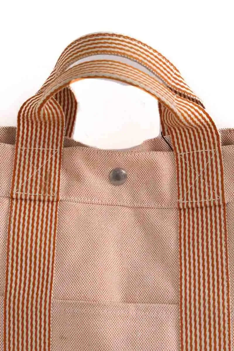 Cabas Hermès Rose en Tissu
