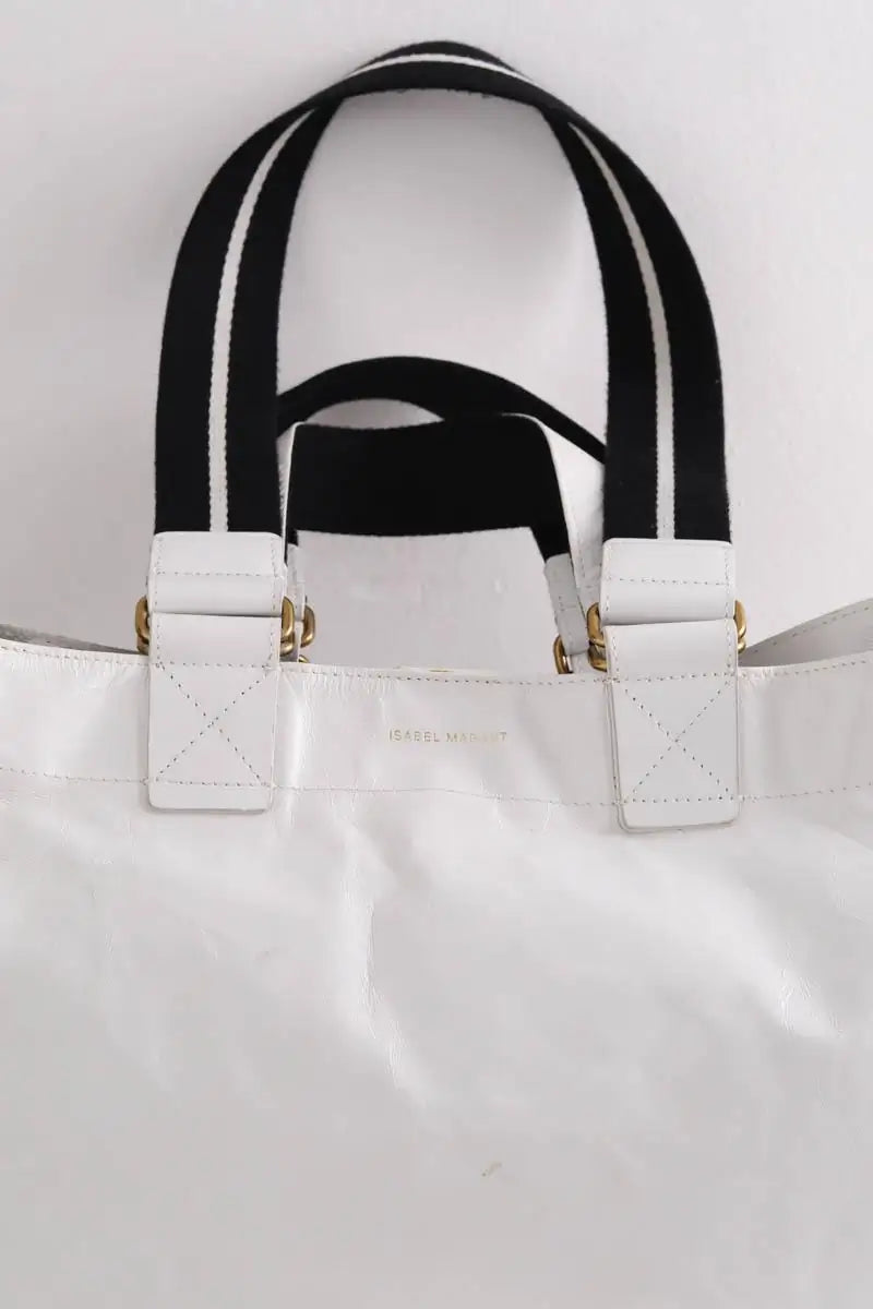 Cabas Isabel Marant Blanc en Cuir