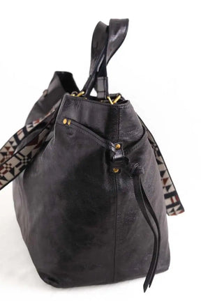 Cabas Isabel Marant Noir en Cuir