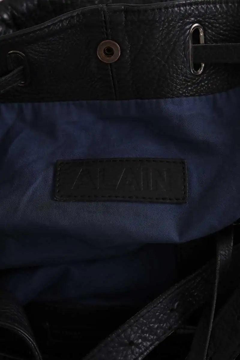 Cabas Jérôme Dreyfuss Alain Noir en Cuir