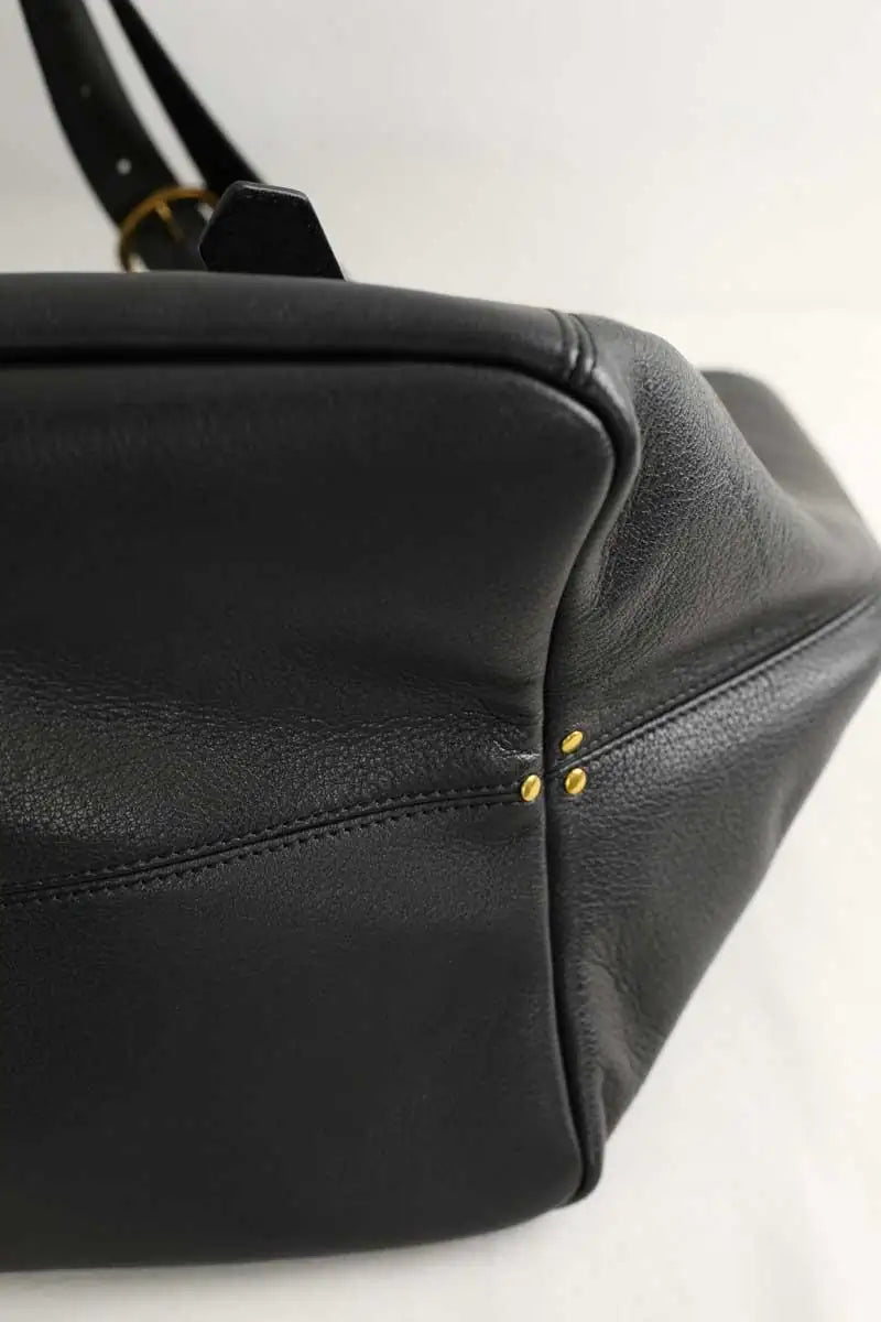 Cabas Jérôme Dreyfuss Joseph Noir en Cuir