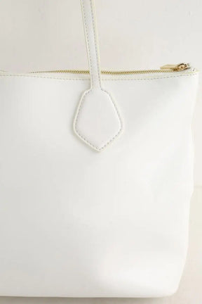 Cabas Lancel Blanc en Cuir
