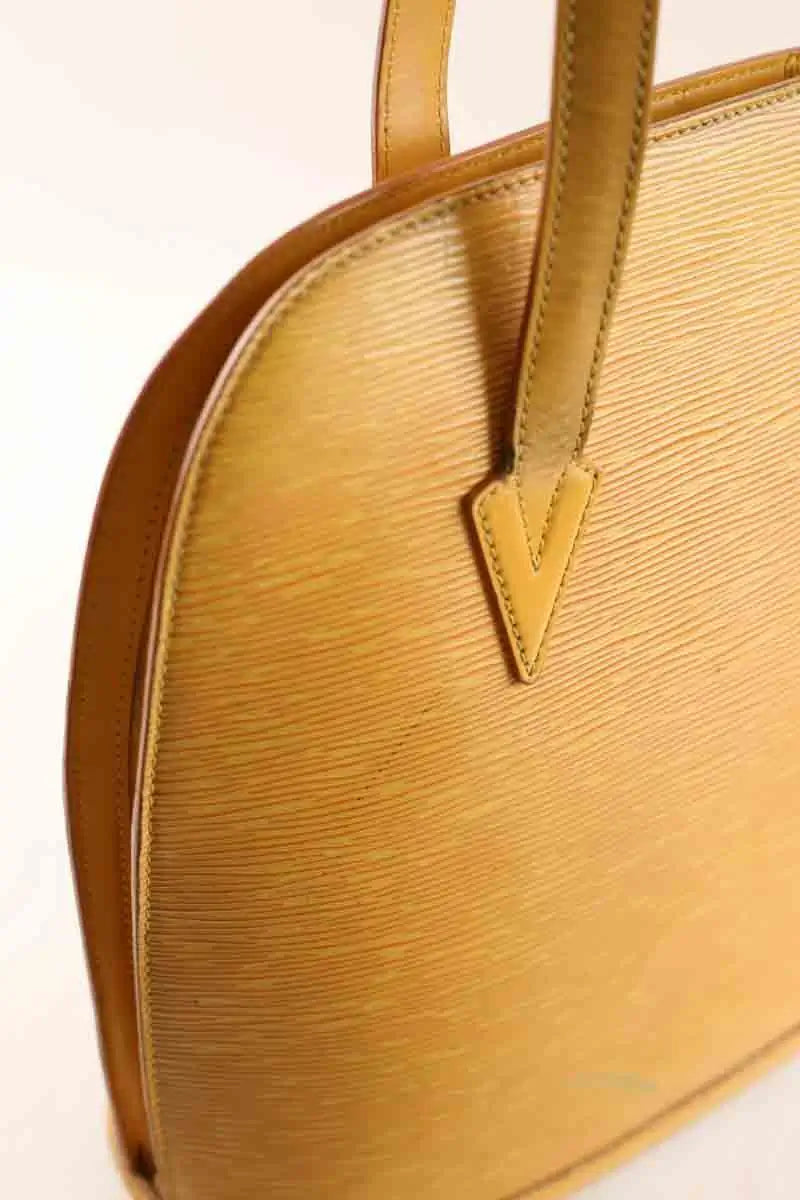 Cabas Louis Vuitton Lussack Jaune en Cuir