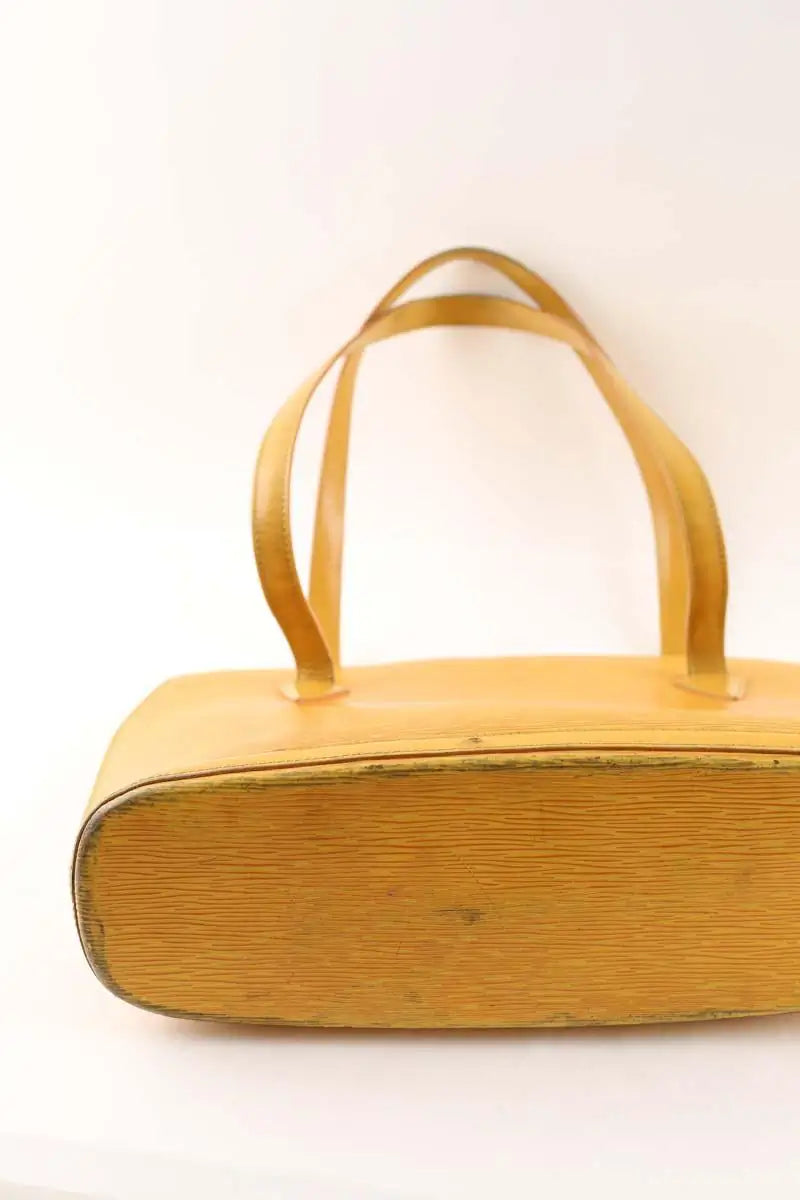Cabas Louis Vuitton Lussack Jaune en Cuir