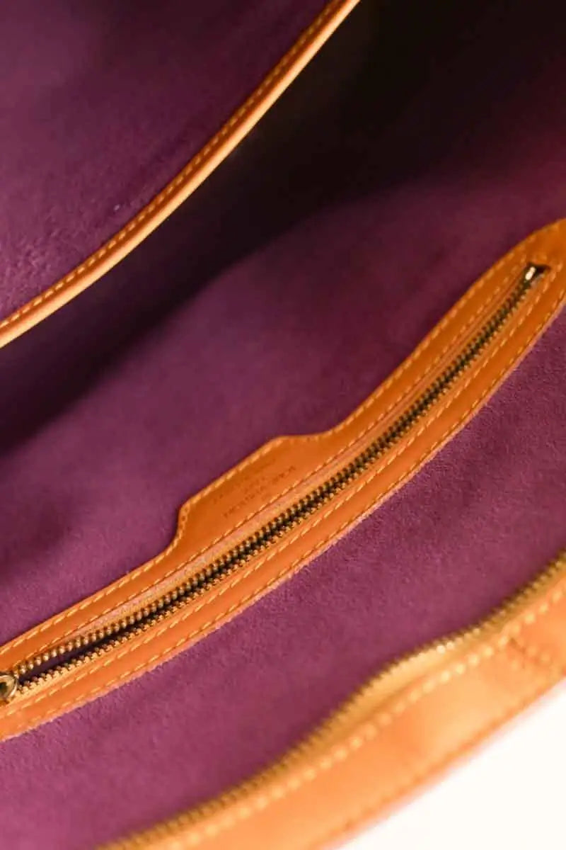 Cabas Louis Vuitton Lussack Jaune en Cuir
