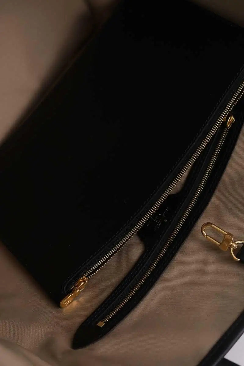 Cabas Louis Vuitton Neverfull MM Beige en Cuir