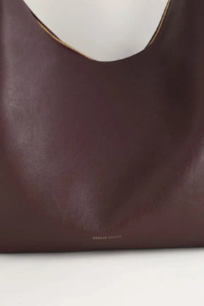 Cabas Mansur Gavriel Candy Hobo Bordeaux en Cuir
