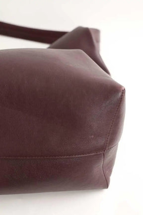 Cabas Mansur Gavriel Candy Hobo Bordeaux en Cuir