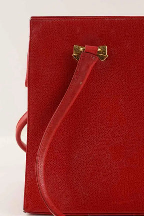 Cabas Nina Ricci Rouge en Cuir