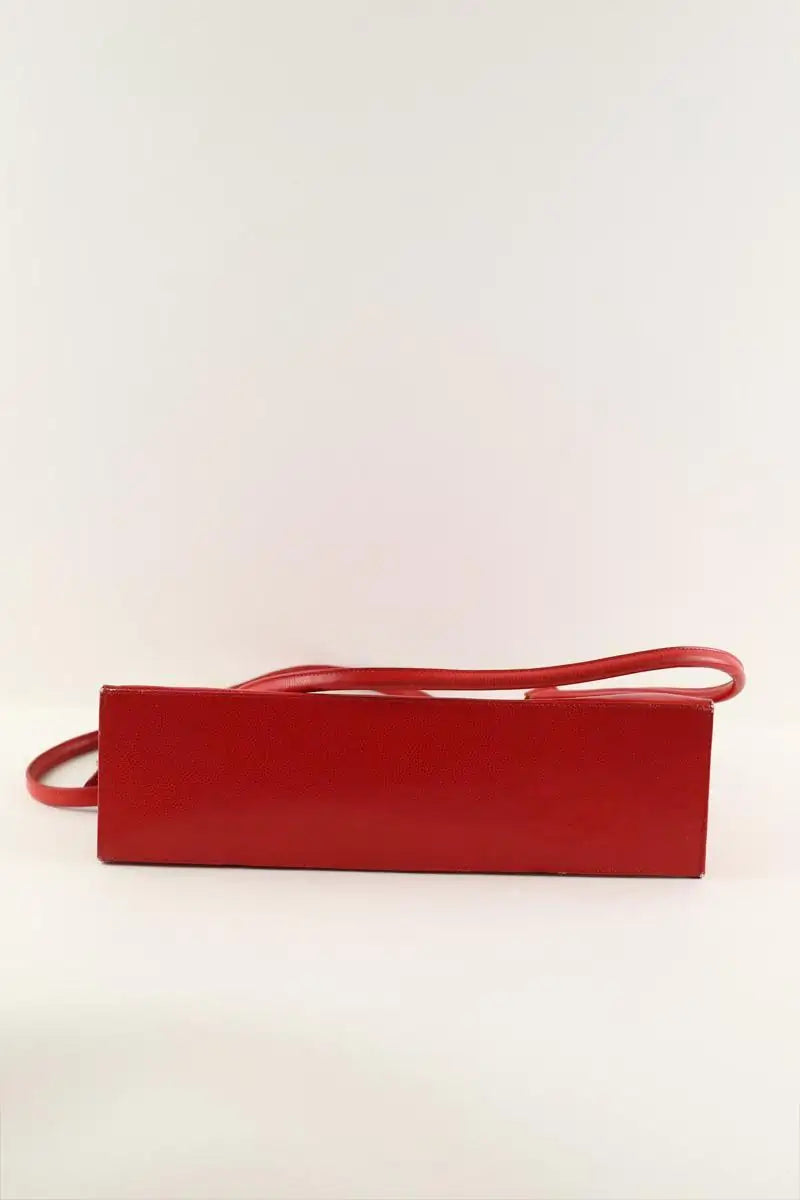 Cabas Nina Ricci Rouge en Cuir