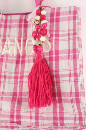 Cabas Petite Mendigote Rose en Coton