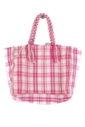 Cabas Petite Mendigote Rose en Coton