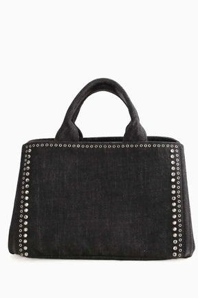 Cabas Prada Noir en Coton