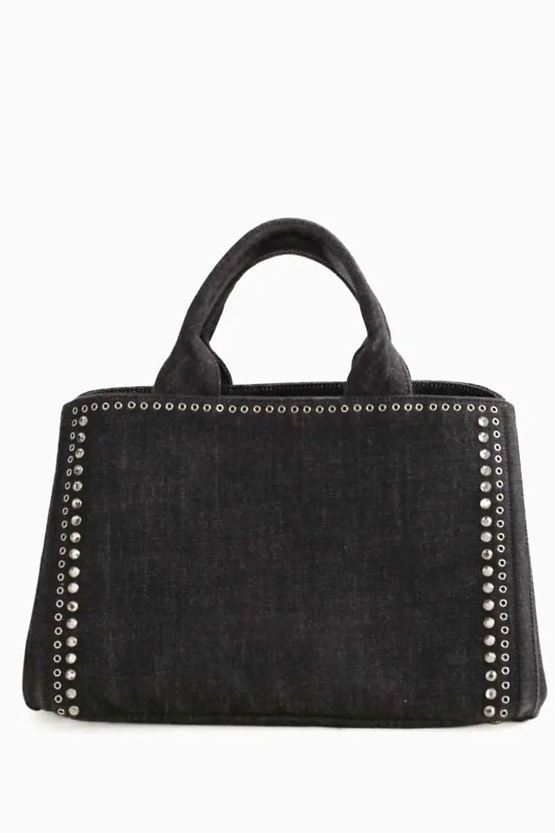 Cabas Prada Noir en Coton