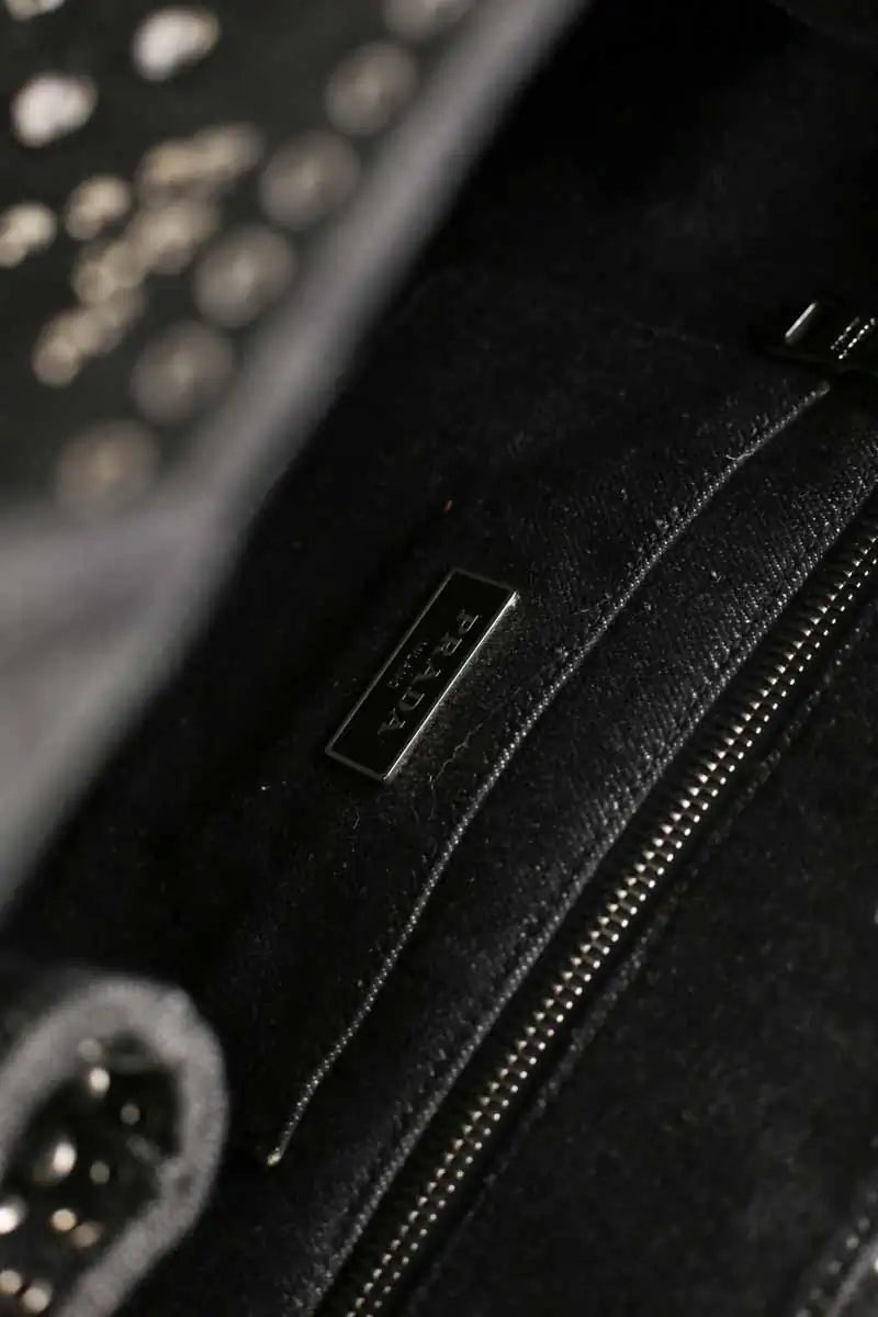 Cabas Prada Noir en Coton