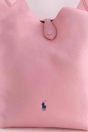 Cabas Ralph Lauren Cabas polo play Rose en Cuir