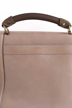 Cabas Salvatore Ferragamo Gris en Cuir