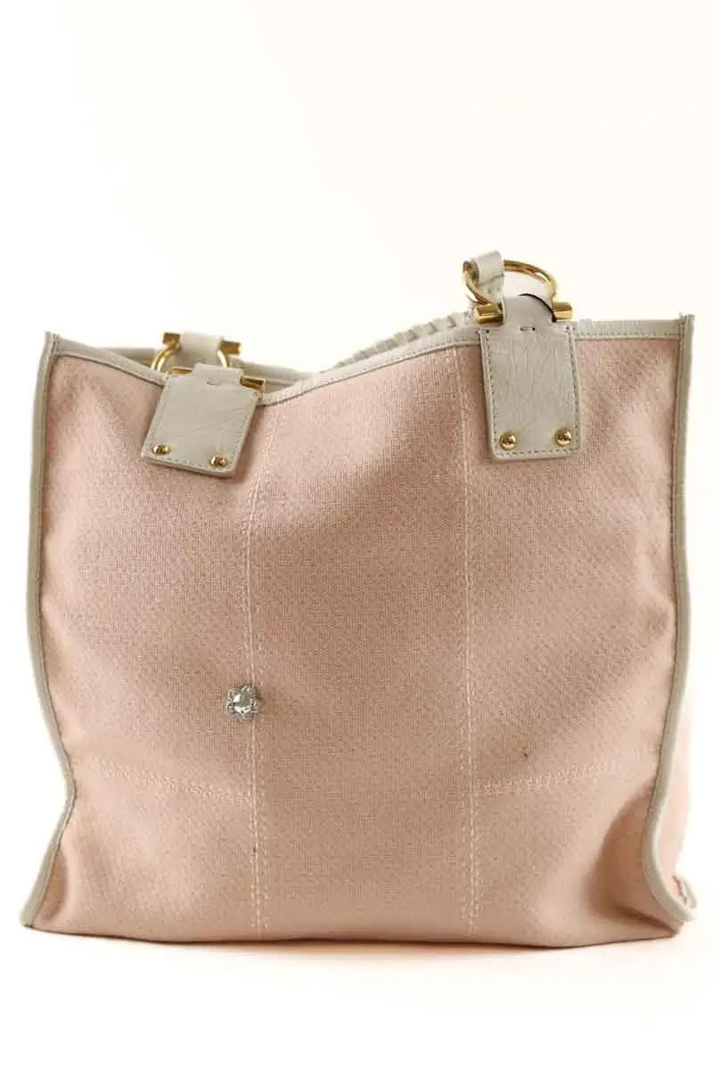 Cabas Salvatore Ferragamo Rose en Coton
