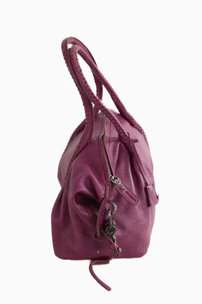 Cabas Salvatore Ferragamo Violet en Cuir