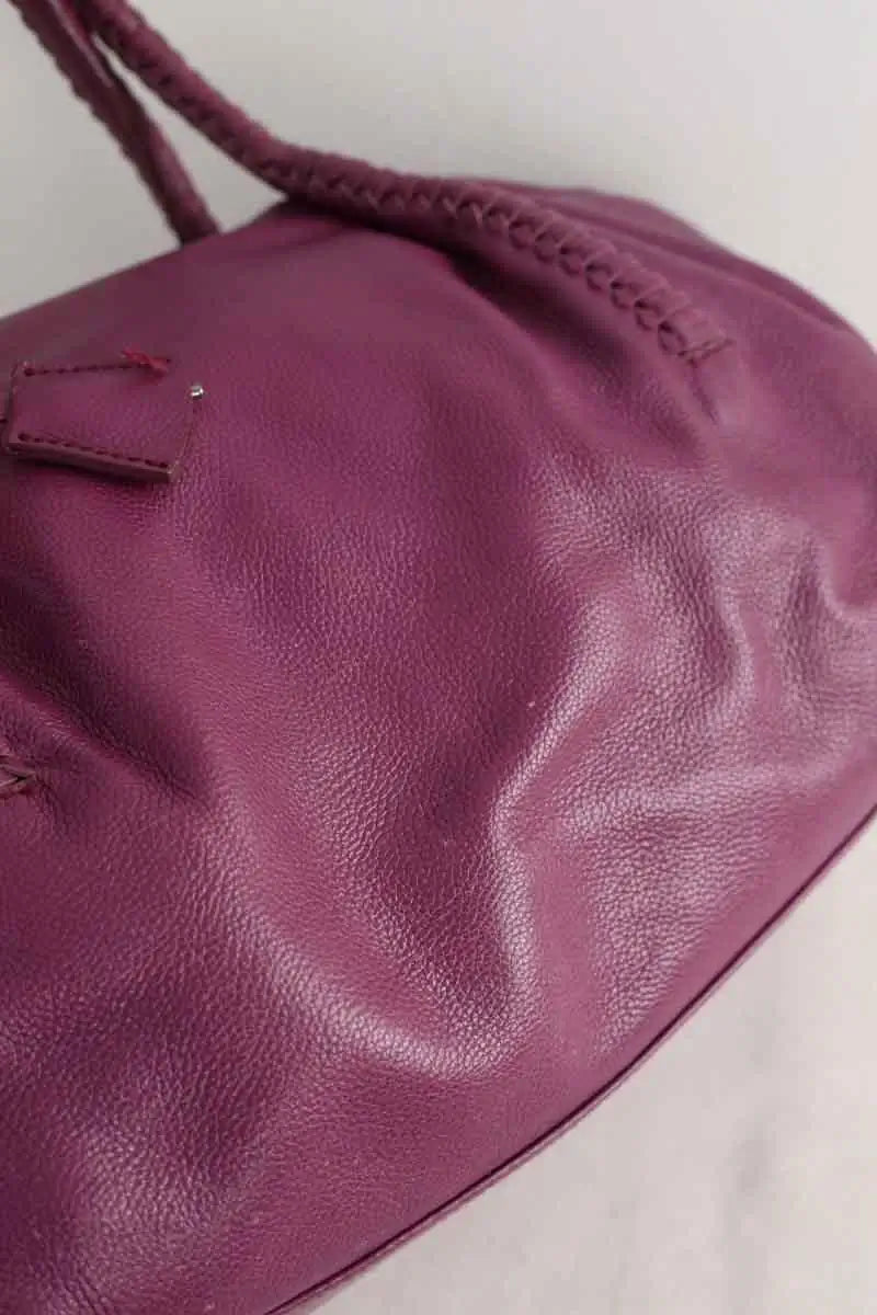 Cabas Salvatore Ferragamo Violet en Cuir