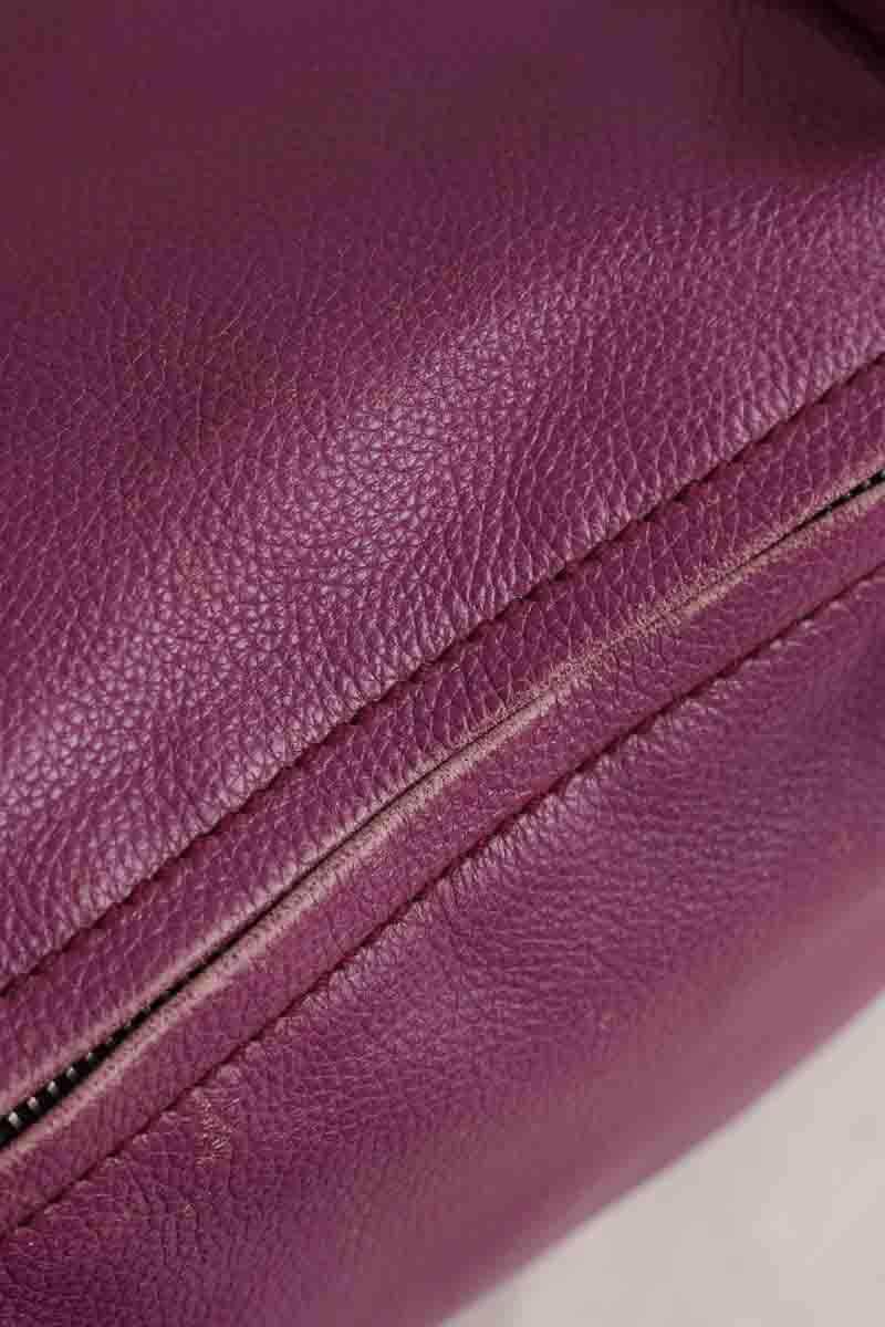 Cabas Salvatore Ferragamo Violet en Cuir