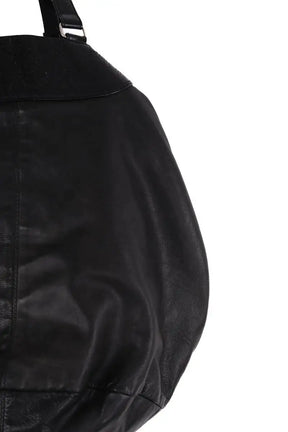 Cabas Sandro Noir en Cuir
