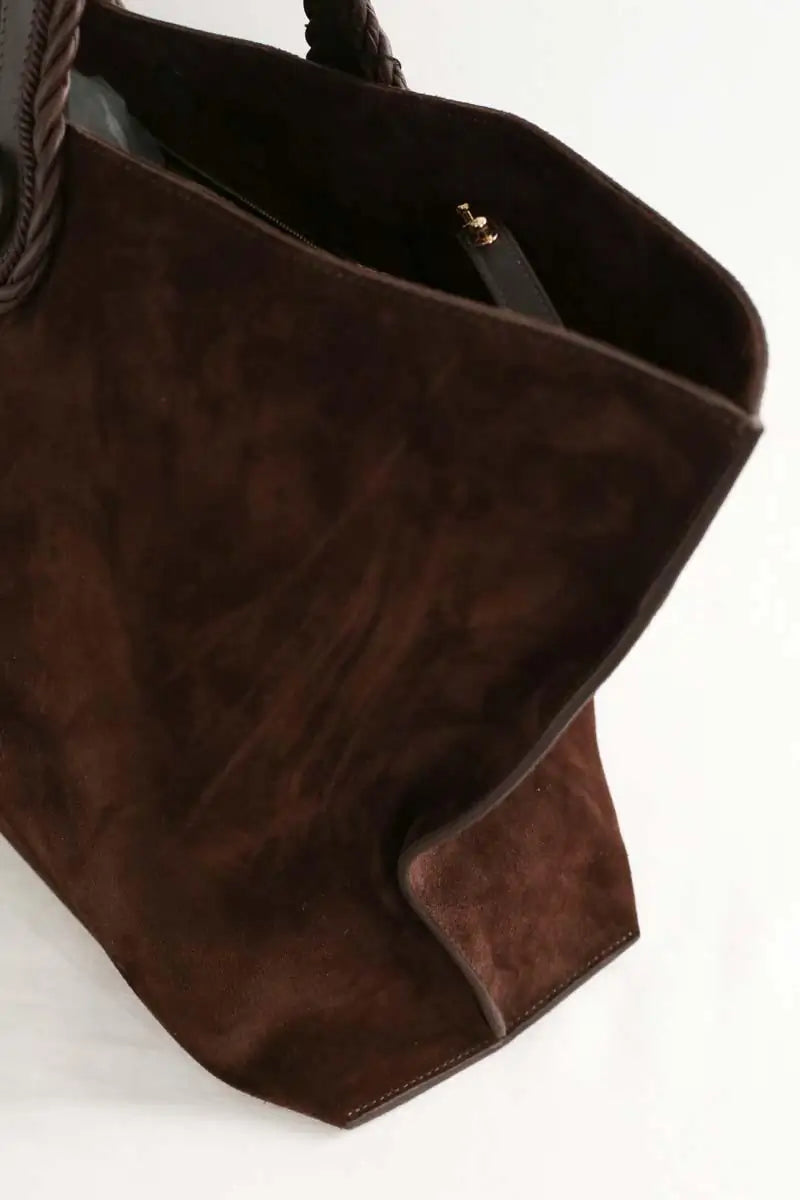 Cabas Serena Uziyel Hedera Marron en Daim