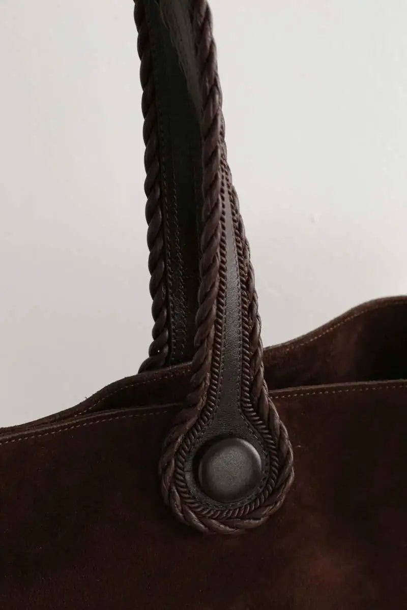 Cabas Serena Uziyel Hedera Marron en Daim