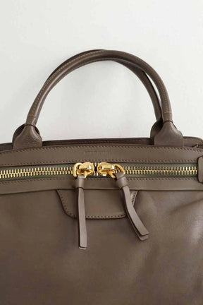 Cabas Sonia Rykiel Marron en Cuir