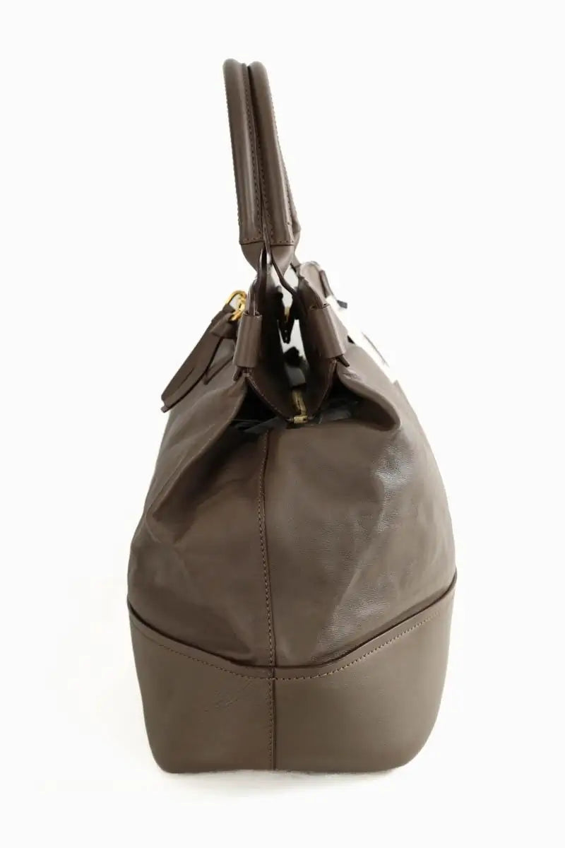 Cabas Sonia Rykiel Marron en Cuir