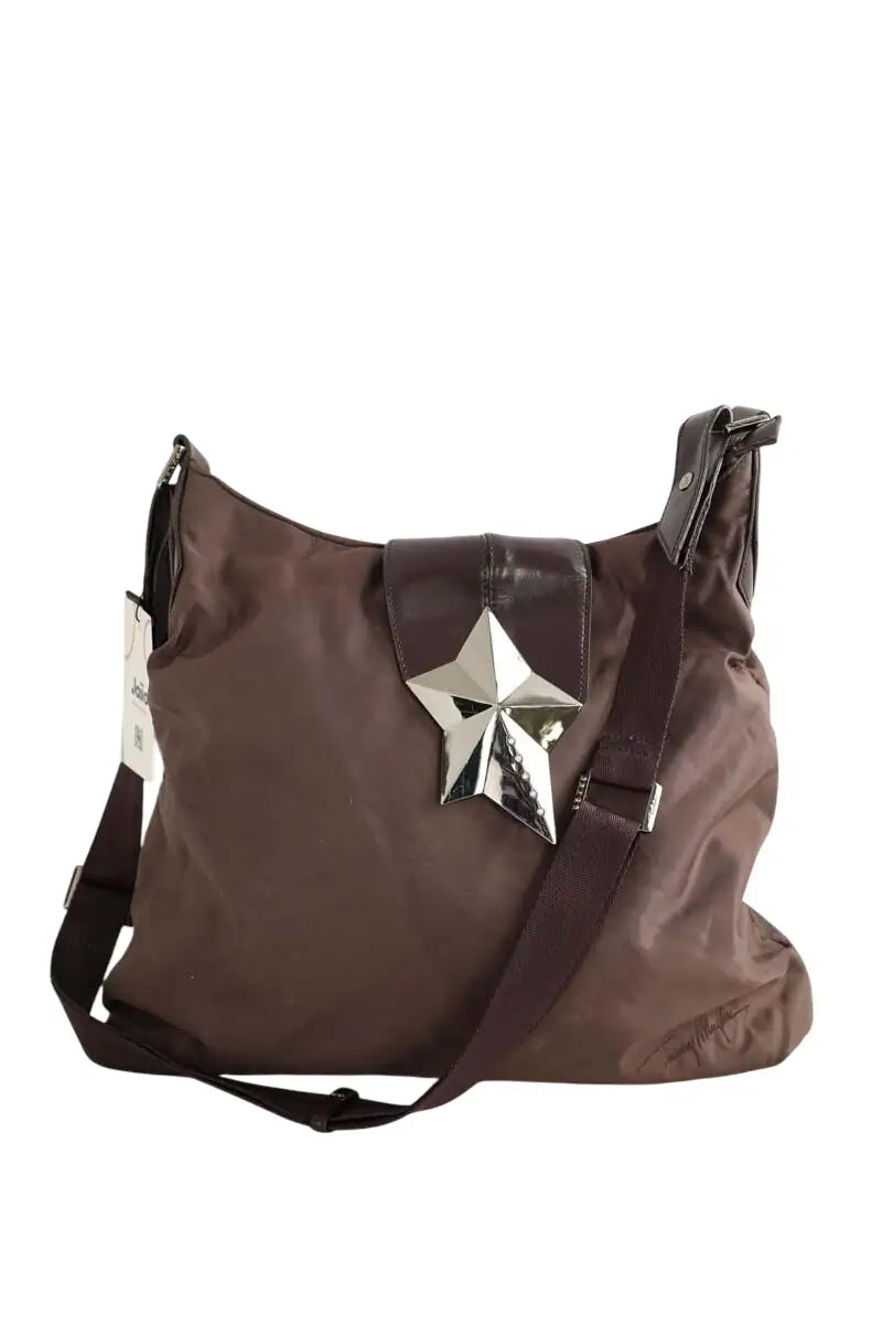 Cabas Thierry Mugler Marron en Synthétique - Seconde Main