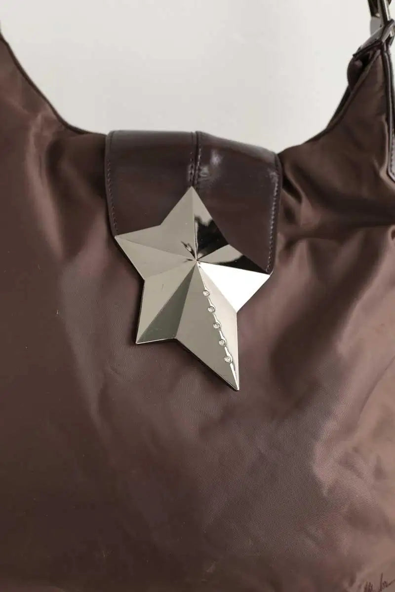 Cabas Thierry Mugler Marron en Synthétique