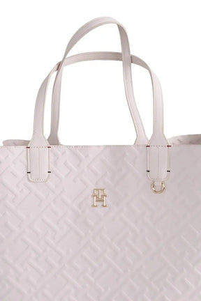 Cabas Tommy Hilfiger Blanc en Cuir