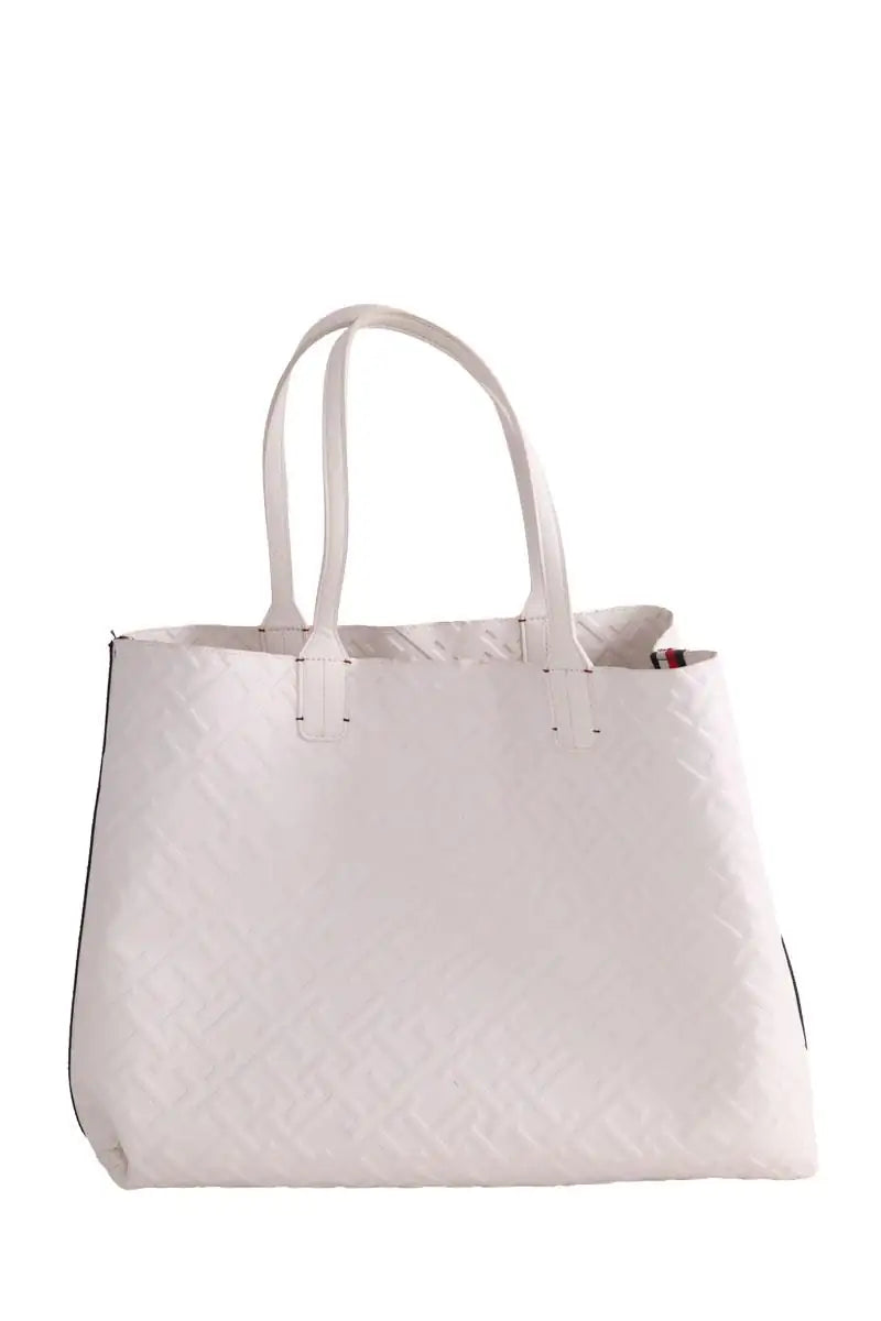 Cabas Tommy Hilfiger Blanc en Cuir