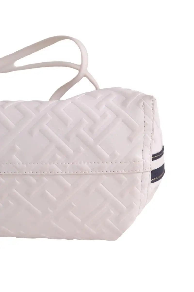 Cabas Tommy Hilfiger Blanc en Cuir