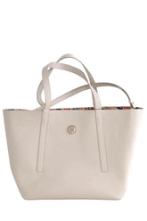 Cabas Tommy Hilfiger Blanc en Cuir - Seconde Main