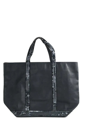 Cabas Vanessa Bruno Marine en Cuir - Seconde Main